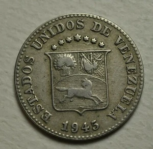 5 Centimos 1945 Venezuela - Picture 1 of 2