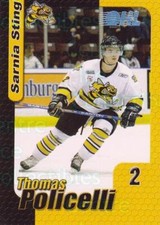 2005-06 Sarnia Sting #18 Thomas Policelli