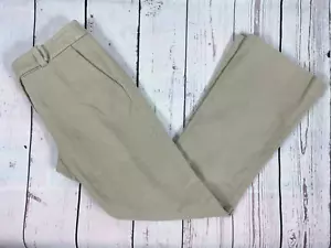 Pantaloni cachi Charles Nolan beige massiccio twill taglio gamba bootcut - taglia 2 - Foto 1 di 5