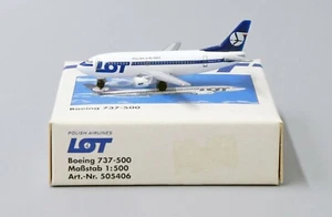 LOTTO POLISH COMPAGNIE AEREE B737-500 Herpa scala 1:500 modello pressofuso 505406 - Foto 1 di 7