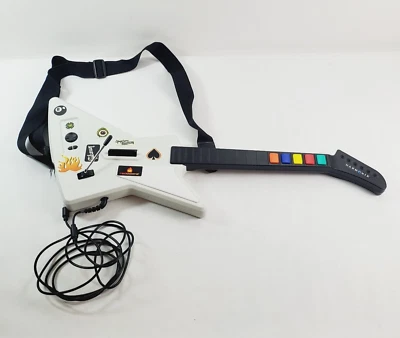 Guitar Hero Xplorer Xbox 360 Guitar Strap Red Octane 95065 Tested Working - Image 1 of 4