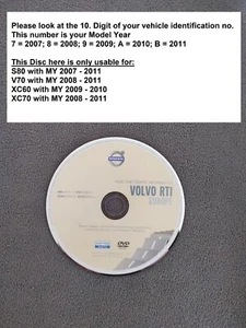 DVD Navigation VOLVO RTI DEUTSCHLAND FRANCE BENELUX 2013 S80 V70 XC60 XC70 - Bild 1 von 1