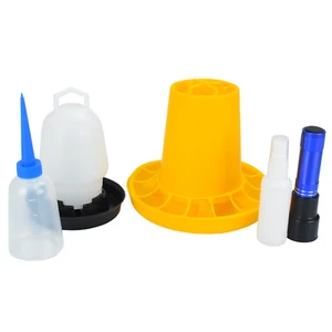 KIT COMPLETO SET NASCITA PULCINI SVEZZAMENTO INCUBATRICE UOVA ALLEVAMENTO -T - Imagen 1 de 9