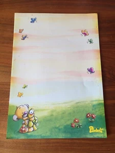 Pimboli mit Schildkröte   Briefpapier  Briefbogen  A4 - Zdjęcie 1 z 2