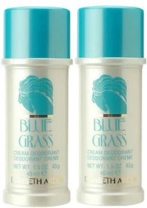 2 Blue Grass Cream Deodorant by Elizabeth Arden 1.5oz ea Floral Green - Picture 1 of 1