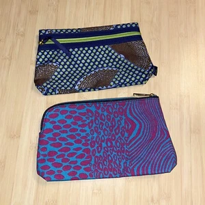 2 Estée Lauder Makeup Cosmetic Zippered Bags Cases New - Picture 1 of 8