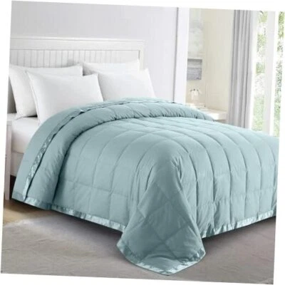  Мягкое легкое пуховое одеяло размер одеяла для всех King 03 туманный синий - Изображение 1 из 4