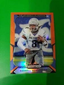 Darrell Henderson 2019 Panini Prizm Draft Picks Orange Prizm #127 , Memphis - Picture 1 of 5