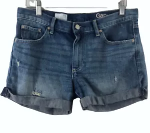 GAP Women's Size 27P Sexy Boyfriend Denim Shorts Boho Festival - Picture 1 of 8