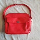 SAMSONITE Silhouette Vintage RED Luggage Carry On Shoulder Bag Zip Tote Softside