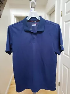 Fila Sport Golf Short Sleeve Golf Polo Shirt Polyester Blend Sz M. NEW! - Picture 1 of 7