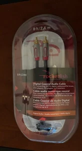 Rocketfish - 8' RF-G1142 Coaxial Cable - A/V Digital - HDTV, Cable, DVD, SAT - Picture 1 of 2