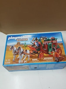 Playmobil Diligencia del oeste ref. 4399 completa con caja e instrucciones - Imagen 1 de 8
