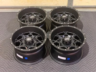 POLARIS RZR 800 S4 12" ITP HURRICANE ALUMINUM ATV WHEELS ( SET 4 ) POL3CA - Image 1 of 2