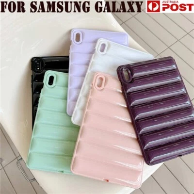 Tablet Case Silicone Back Cover Skin For Samsung Galaxy Tab A9 / A9+ S9 / S9 FE  - Image 1 of 4