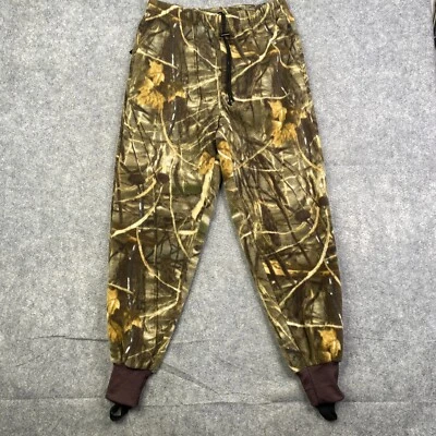 Cabelas Pantalones Camuflados de Vellón Correas para los Pie Bolsillo con Cremallera Para Hombre M Jogger Caza Exterior Foto 1 de 4