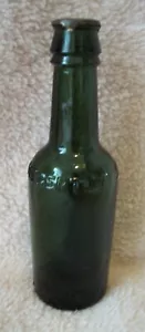 Dr JGB Siegert & Sons Angostura Bitters Small 5" Dark Green Bottle w/ Metal Cap - Picture 1 of 8