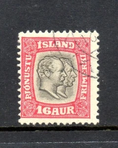 Island Briefmarke Lot - Scott # O36 - storniert - Bild 1 von 1