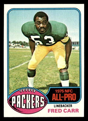 1976 Topps Fred Carr #360 NM Green Bay Packers - Image 1 of 2
