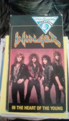 Winger - In The Heart Of The Young RARE Activision label 1990 VHS 90s rock music - Image 1 of 2