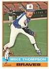 Mike Thompson Atlanta Braves 1976 Topps Baseballkarte #536
