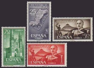 Fernando Poo 199/02 1961 Xxv Anniv. of The Exaltation Franco Wing Headquarters) - Picture 1 of 1