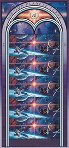 Naciones Unidas Ginebra 1992 Yvert 231/32 Mini hoja Espacio MNH VF - Imagen 1 de 1