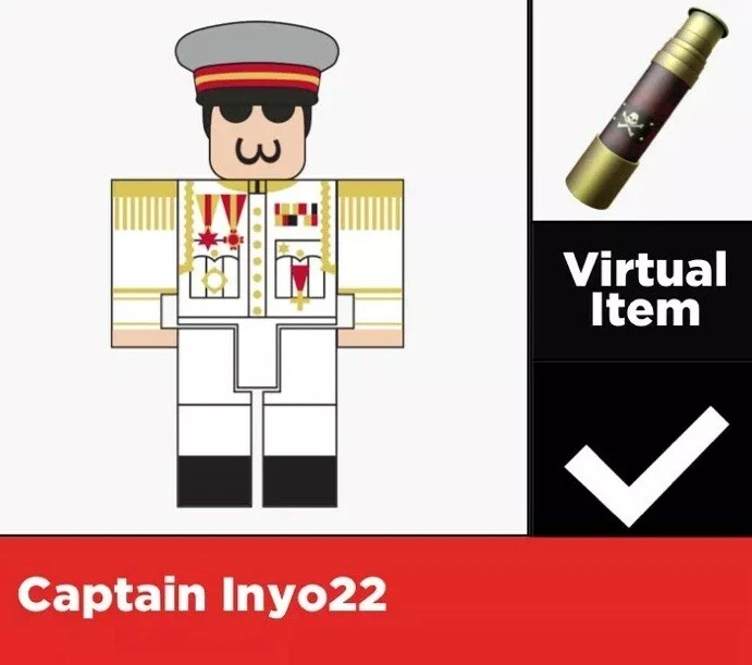 Captain Inyo22 ROBLOX Virtual Game Code Deluxe Spyglass Serie 7 Foto 1 de 1