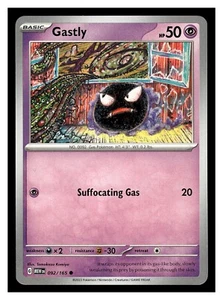 Pokemon Gastly 092/165 Scarlet & Violet 151 - Picture 1 of 1