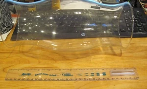 Große Top Glas Öl Petroleum Lampe Kamin Kugel Schirm 11 1/2” x 5” - Bild 1 von 2