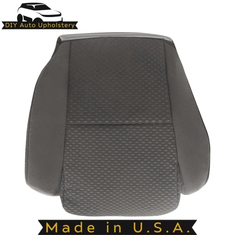 2007 - 2013 适用于丰田苔原级布织物司机底部座椅套灰色 — 第 1/4 张图片