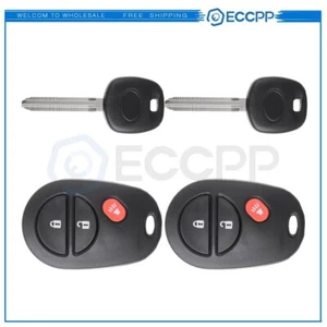 4 for 2008 2009 2010 2011 2012 2013 2014 Toyota Tundra Remote key + Ignition Key - Picture 1 of 6