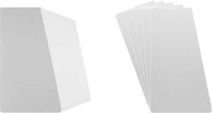 (300) Comic Book Bin Index Divider Cards - Sloped 7"x12" - White Eco 20mil Thick - Picture 1 of 2