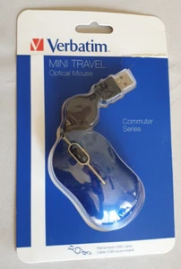 Verbatim Wired Optical Mouse Commuter Series - Plug & Play Corded Small - Picture 1 of 2