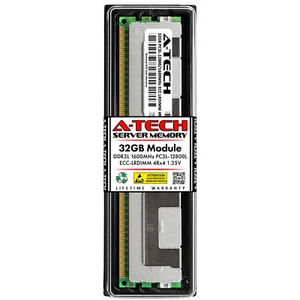 32GB 4Rx4 PC3L-12800L LRDIMM Supermicro 1027GR-72R2+ 2027R-N3RFT+ Memory RAM - Picture 1 of 5