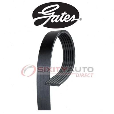 Gates Serpentine Belt for 1991-1996 Pontiac Grand Prix 3.4L V6 - Accessory ta Foto 1 de 4