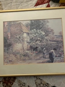 Nachmittag Nebel oder am Cottag Bild im Metallrahmen von William Stephen Coleman - Bild 1 von 3