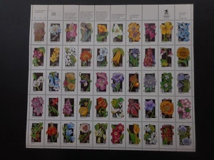 Scott 2647-96, 29 cent, Wildflowers, Sheet - Picture 1 of 2