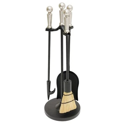 Minuteman Holden Juego de Herramientas Mini Chimenea Estufa Níquel Satinado 3 Piezas Foto 1 de 3