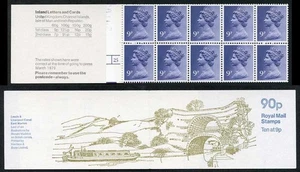 DB8(9) 1979 90p Leeds and Liver Pool Canal Left Margin Cyl 25 No Dot p28 - Picture 1 of 1