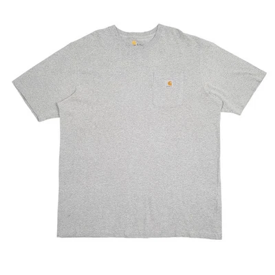 CARHARTT Grey T Shirt Tee Short Sleeve Cotton Blend Mens XLT - Image 1 of 4