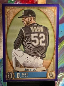 Daniel Bard 2021 Topps Gypsy Queen Indigo Parallel /250 Colorado Rockies - Picture 1 of 2