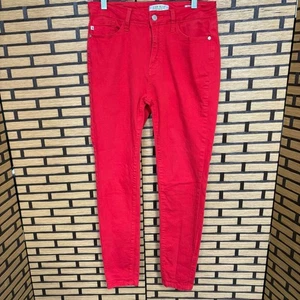 Jeans Judy blu rosso skinny fit taglia 9/29 - Foto 1 di 10