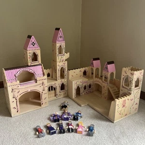 Castillo Princesa Plegable Melissa & Doug Plus 10 Personas Castillo de Madera SIN PUENTE - Imagen 1 de 24