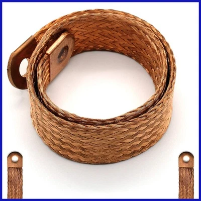 Batteriemasseband Kupfer 42cm Massekabel Masseband Motor Entstör LKW PKW KFZ NFZ - Bild 1 von 4