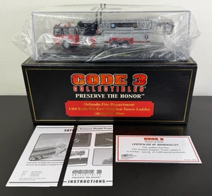 CODE 3 COLLECTIBLES Orlando Fire Department Tower Ladder 9 - BRAND NEW - Picture 1 of 9