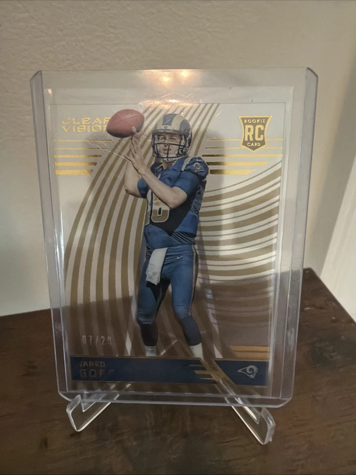 2016 PANINI CLEAR VISION JARED GOFF GOLD SP RC #’d 07/29 - Image 1 of 1