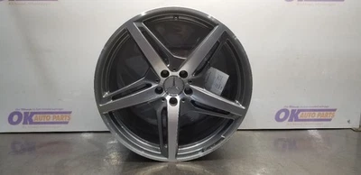18 MERCEDES BENZ AMG GT 190 ROADSTER 20X11 MACHINED AND GRAY 5 SPOKE WHEEL RIM - Image 1 of 4