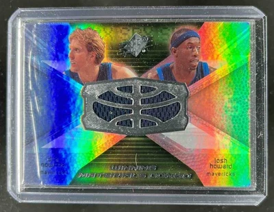 Camiseta deportiva 2008-09 SPx Dirk Nowitzki Josh Howard Winning Materials Combos #WMC-HN Foto 1 de 2