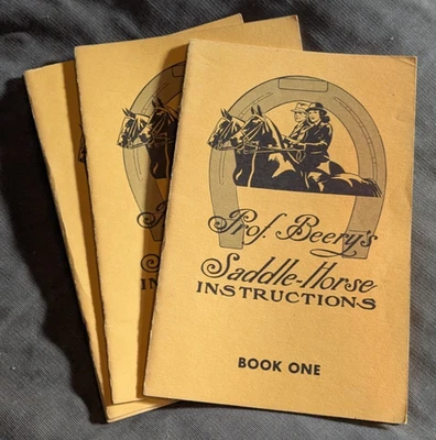 Prof. Beery's Saddle-Horse Instructions  5 Volumes Set 1963  Paperback - Image 1 of 3